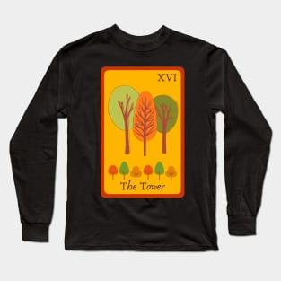 Autumn Tarot - The Tower Long Sleeve T-Shirt